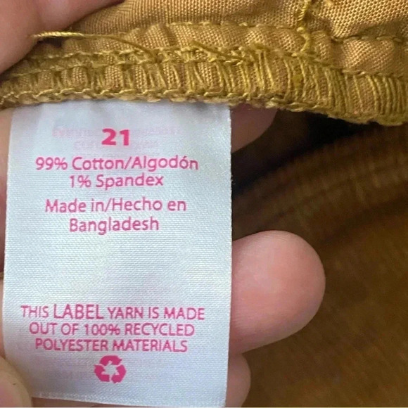 🆕NOHO Plus-Size Corduroy Corset Skinny Jeans 21🆕 - Picture 12 of 15